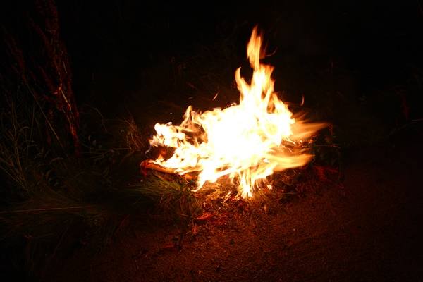 Norwegian Log Cabin -Bonfire