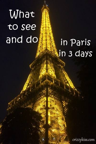Paris in 3 Days