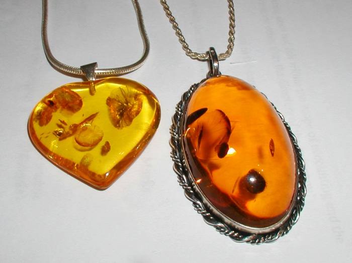 Amber Pendant - Vilnius City